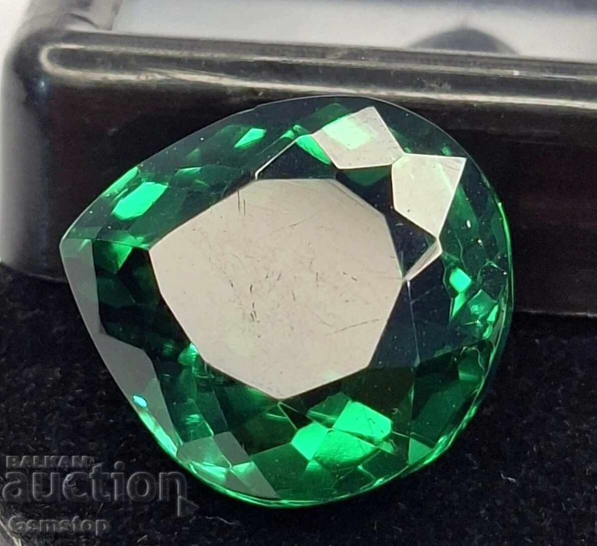 BZC! 5.80 ct diffusion sapphire pear from 1st! with price € 0.01 | 0.02 BGN