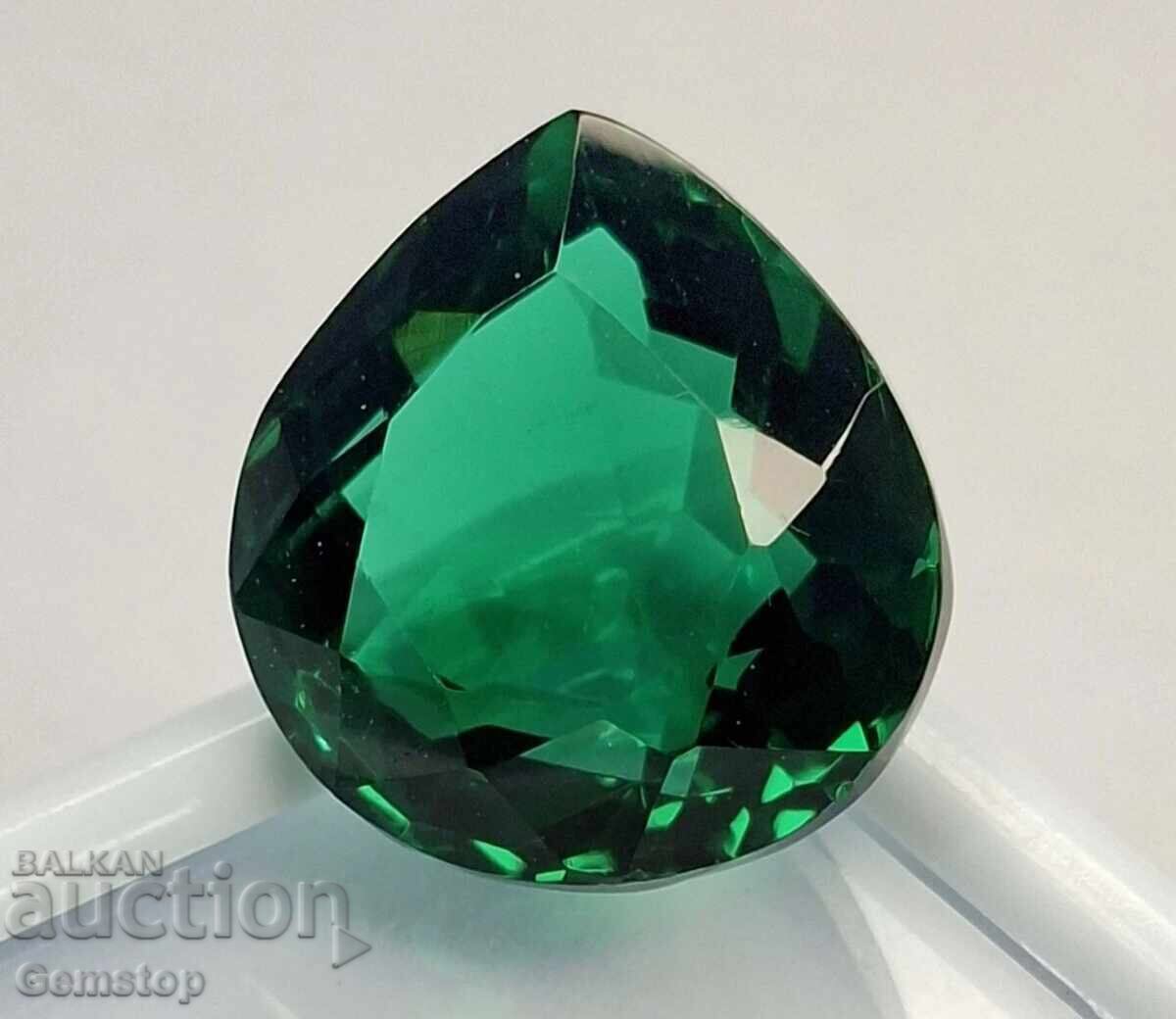 BZC! 5.80 ct diffusion sapphire pear from 1st!