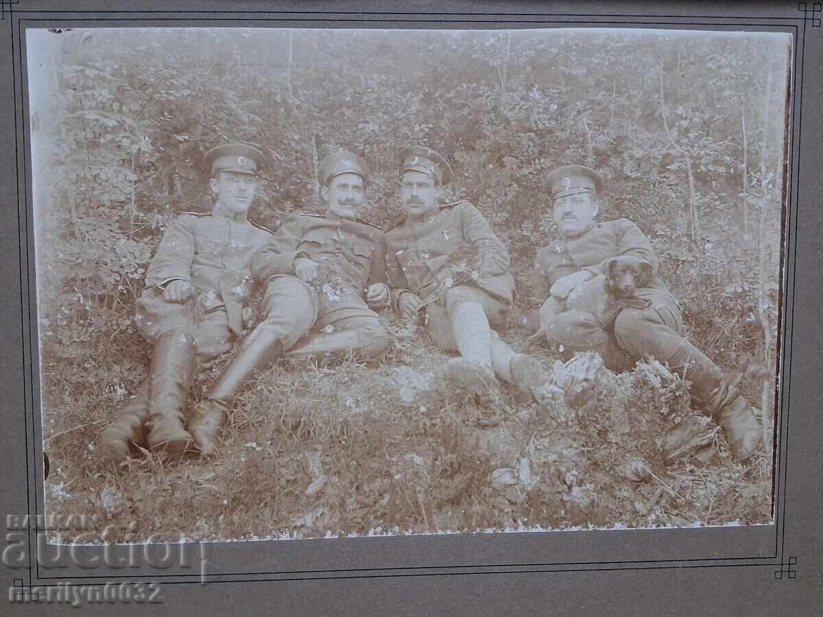 Livrarea Fotografie de grup portret militar Bulgaria Primul Război Mondial Livrarea Fotografie de grup portret militar Bulgaria Primul Război Mondial