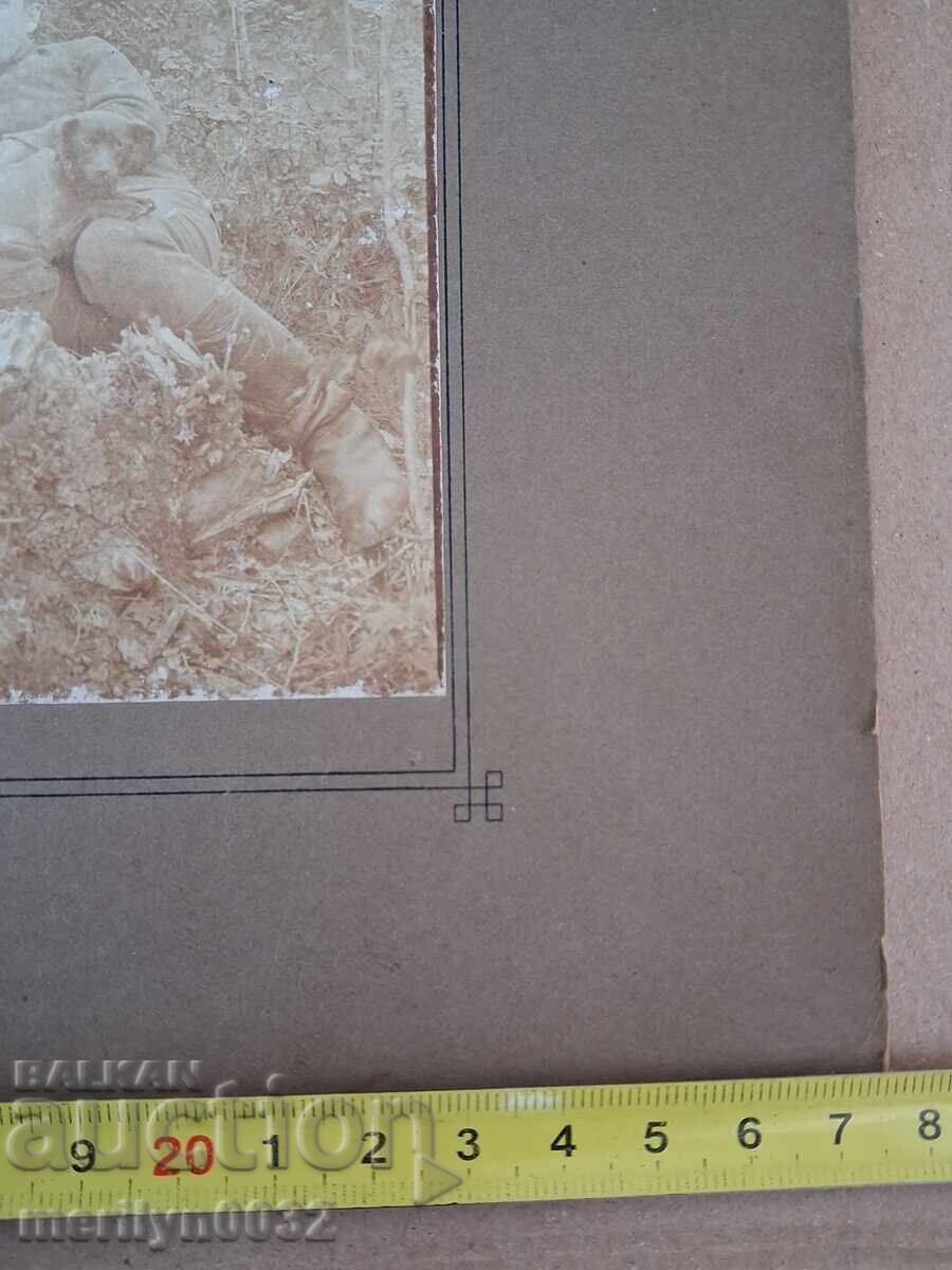 Fotografie de grup portret militar Bulgaria Primul Război Mondial - 6 Fotografie de grup portret militar Bulgaria Primul Război Mondial - 6