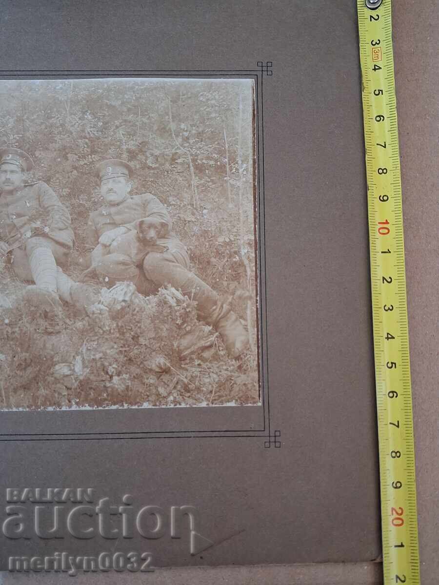 Fotografie de grup portret militar Bulgaria Primul Război Mondial - 7 Fotografie de grup portret militar Bulgaria Primul Război Mondial - 7