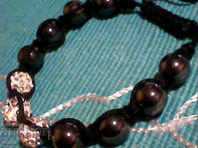 Colier Murano și brățară Shamballa frumoasă - 5