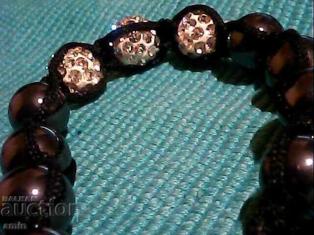 Colier Murano și brățară Shamballa frumoasă - 6