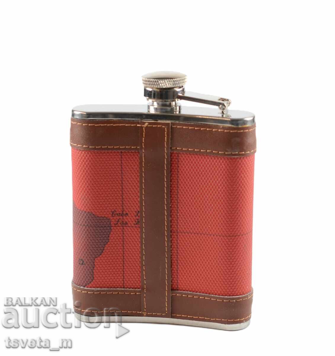 Licitație Sticlă metalică pentru alcool 6 oz / 170 - 180 ml Licitație Sticlă metalică pentru alcool 6 oz / 170 - 180 ml