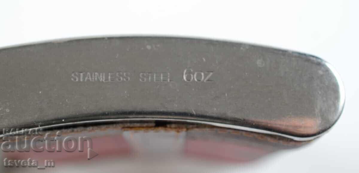 Sticlă metalică pentru alcool 6 oz / 170 - 180 ml - 5 Sticlă metalică pentru alcool 6 oz / 170 - 180 ml - 5