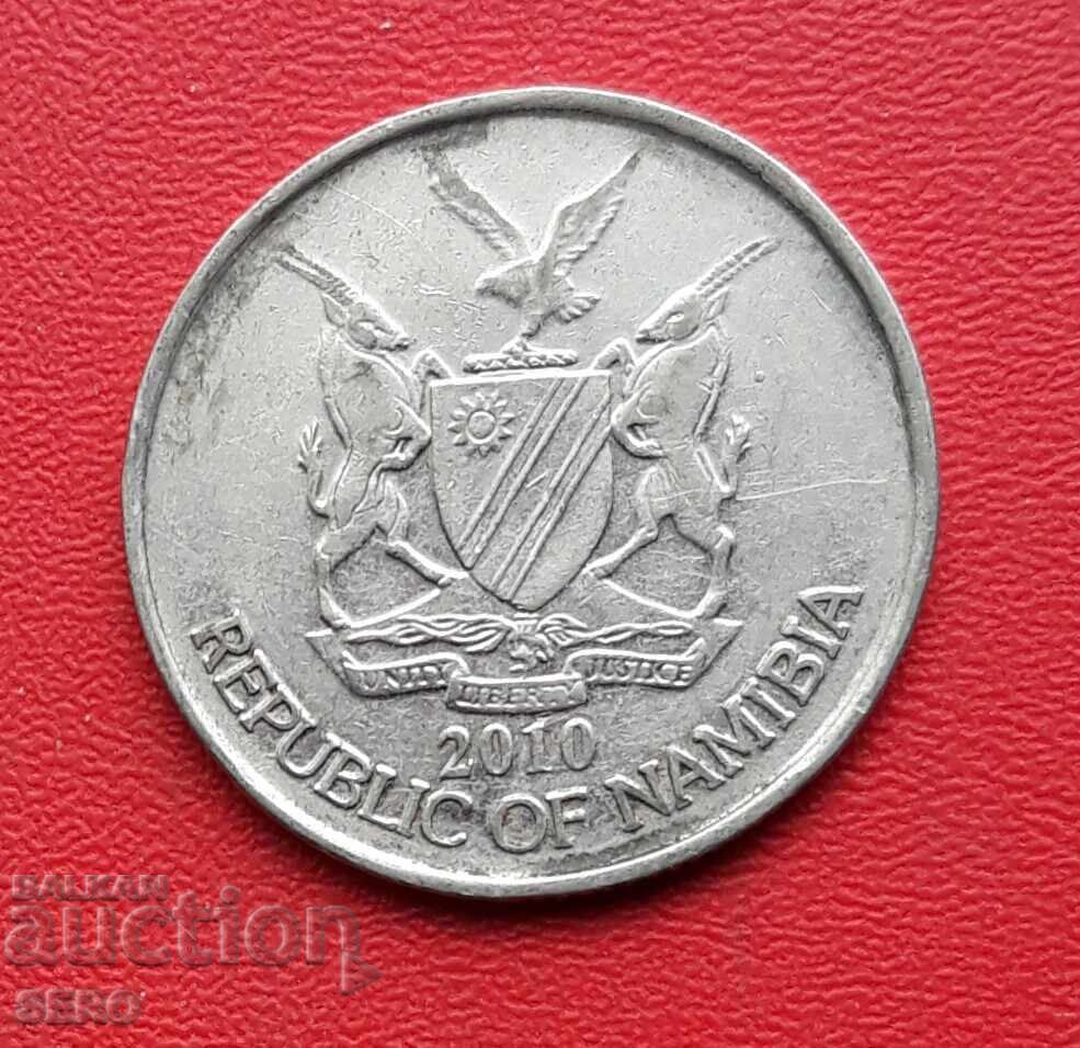 Namibia-50 cenți 2010 cu preț € 0.30 | 0.59 BGN