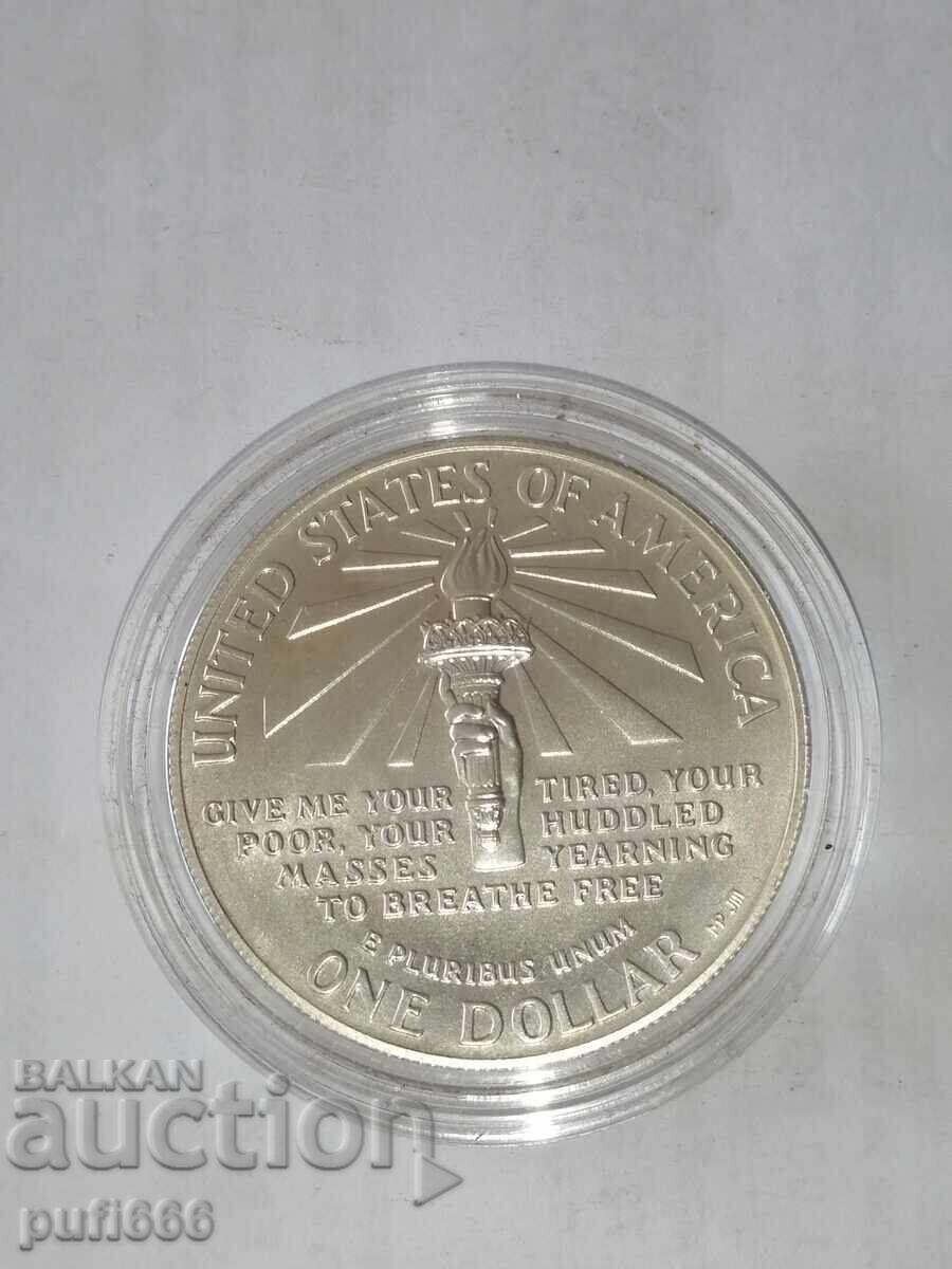 1 долар 1986