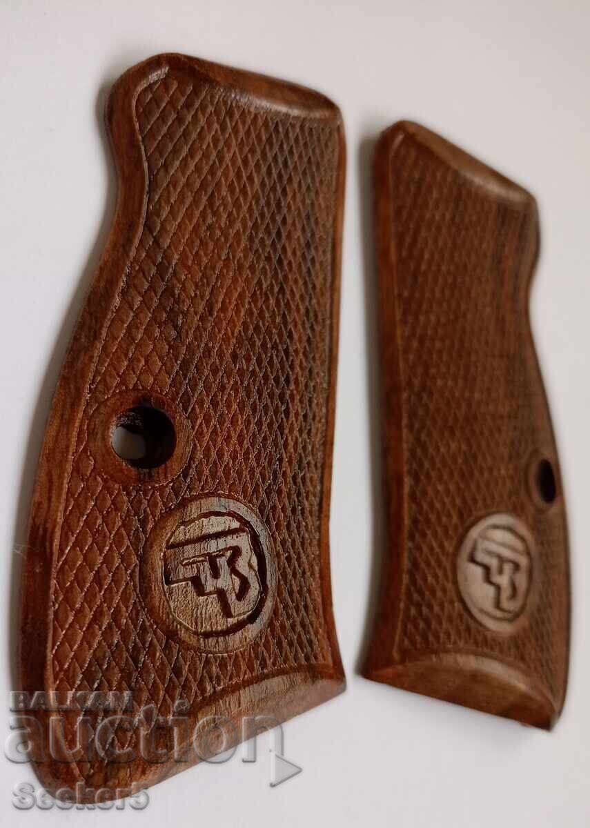 Livrarea Mânere din lemn pentru pistol CZ 75 Compact