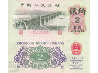 tino37- КИТАЙ - 2 ДЖАО - 1962г - XF