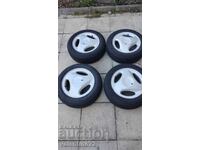 Σετ 4 γνήσιων ζαντών αλουμινίου και 1 ατσάλινη