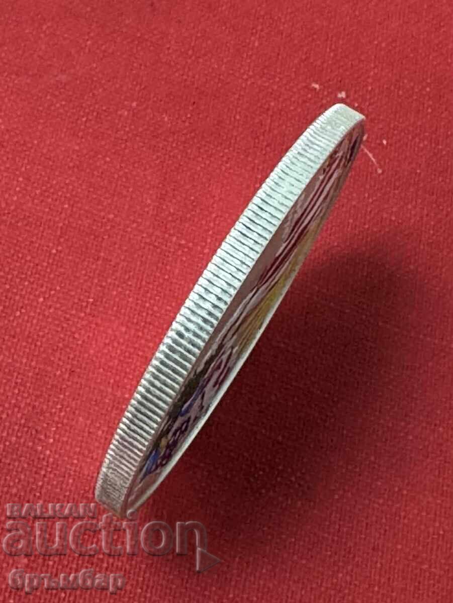 Δημοπρασία Νόμισμα 1 ουγγιά χρωματιστό ασήμι 0.999 δολάριο Liberty. 2000