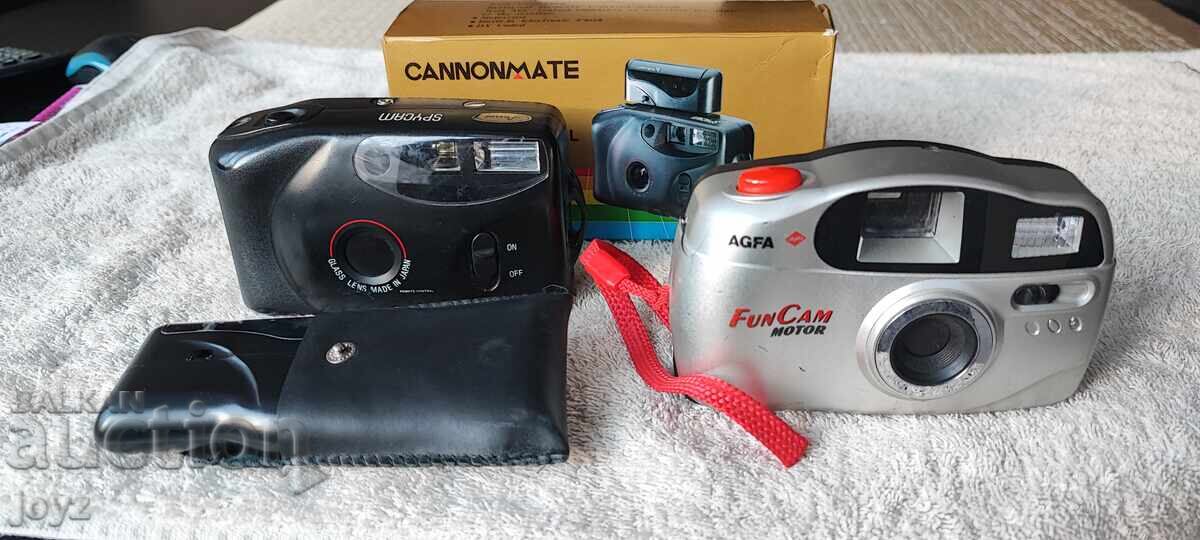 2бр ФОТОАПАРАТИ CANNONMATE+AGFA