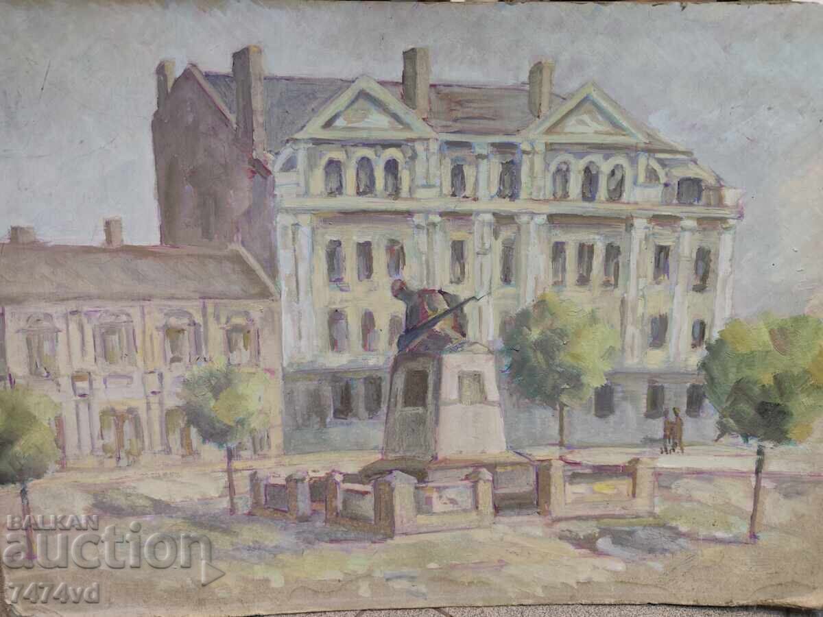 Pictură originală – Monumentul Oplchenți de Johan Radev cu preț € 40.00 | 78.23 BGN