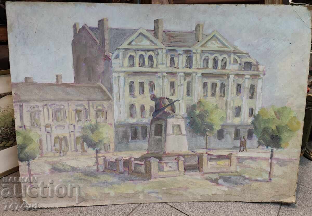 Pictură originală – Monumentul Oplchenți de Johan Radev