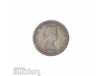 10 Cenți 1955 - Elizabeth II 1. portret