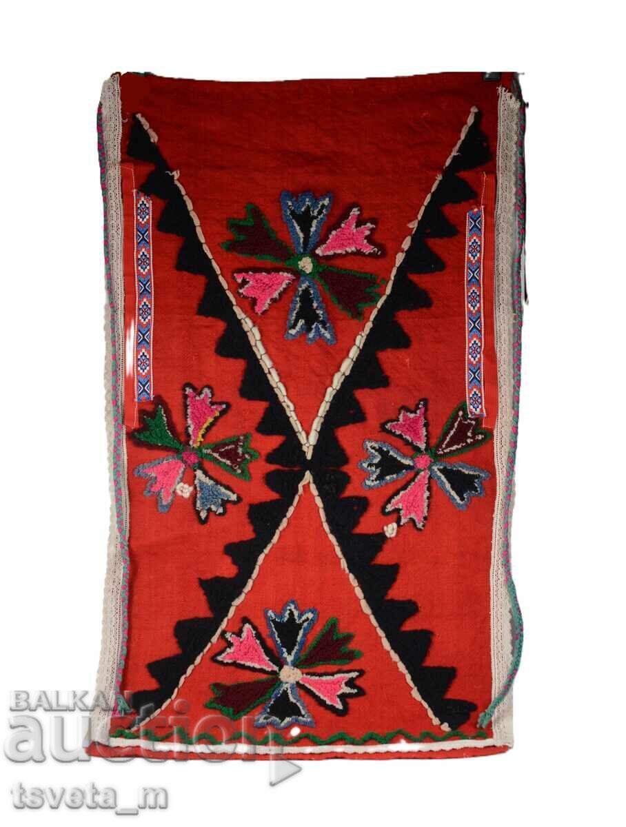 Șorț autentic din lână țesută