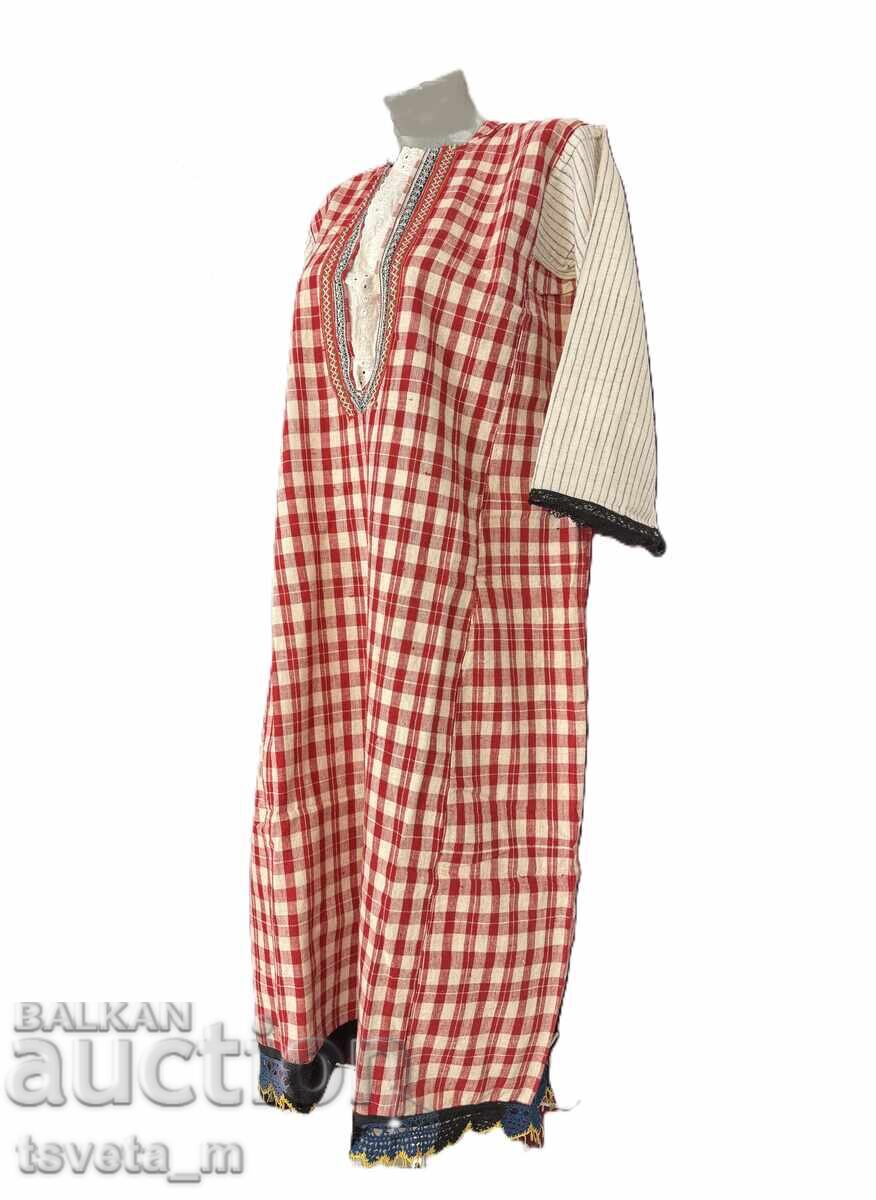Women's long cotton shirt, folk costume with price € 45.00 | 88.01 BGN