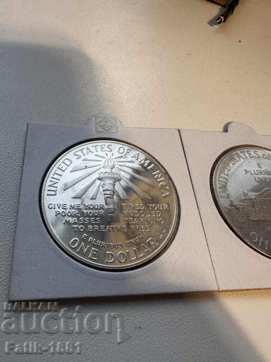 Δημοπρασία 1 δολάριο 1993 και 1 δολάριο 1986 ΗΠΑ Δημοπρασία 1 δολάριο 1993 και 1 δολάριο 1986 ΗΠΑ