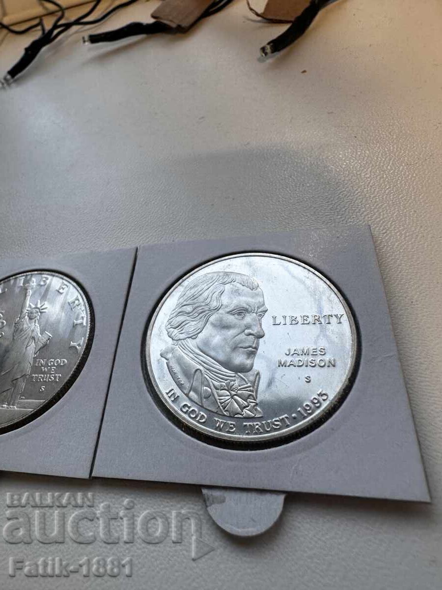 1 δολάριο 1993 και 1 δολάριο 1986 ΗΠΑ - 5 1 δολάριο 1993 και 1 δολάριο 1986 ΗΠΑ - 5