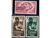 Spanish Sahara-1964-, "Postage Stamp Day", Series-Rodents, MNH