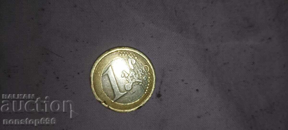 Delivery of 1 Euro Coin 2002 Germany-F with errors