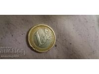 1 Euro Coin 2002 Germany-F with errors