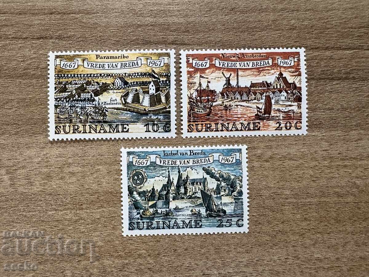 Surinam - 300 ani de la Tratatul de la Breda (1967) MNH Surinam - 300 ani de la Tratatul de la Breda (1967) MNH