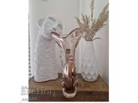 Rară vază de sticlă MOSER / MSTISOV – 1964 – 28 cm