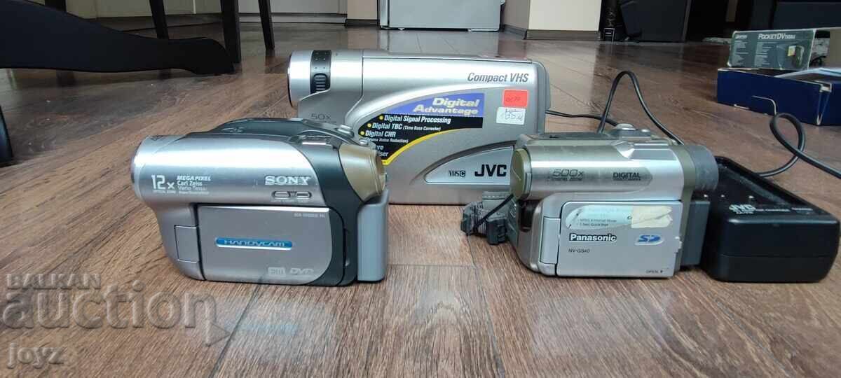3pcs CAMERAS SONY+PANASONIC+JVC 3pcs CAMERAS SONY+PANASONIC+JVC