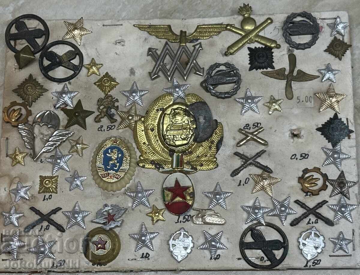 Σετ Καρφίτσες, Μονογράμματα, Αστέρια—62 τεμάχια