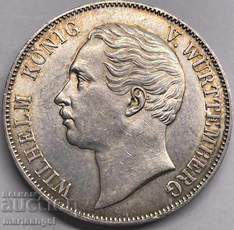 Delivery of Thaler 1861 Germany Wilhelm - King of Württemberg UNC patina