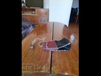 Poșetă veche din piele