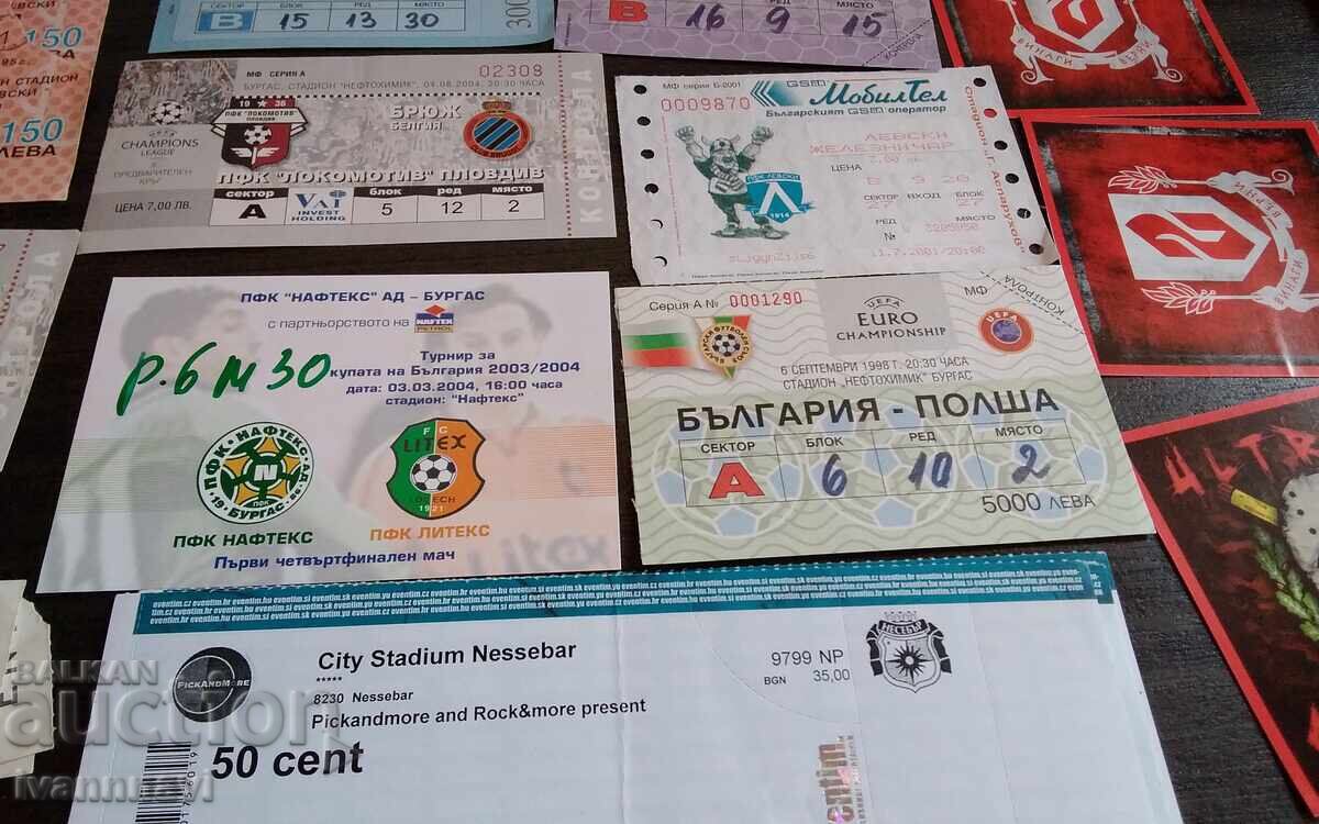 Livrarea Fotbal - bilete vechi