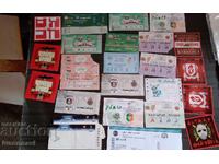 Футбол-  стари билети