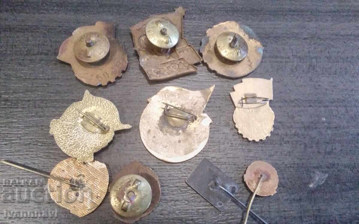 Σήματα 2 παρτίδες σύνολο 70 τεμάχια σμάλτο βίδα και καρφίτσα - 7