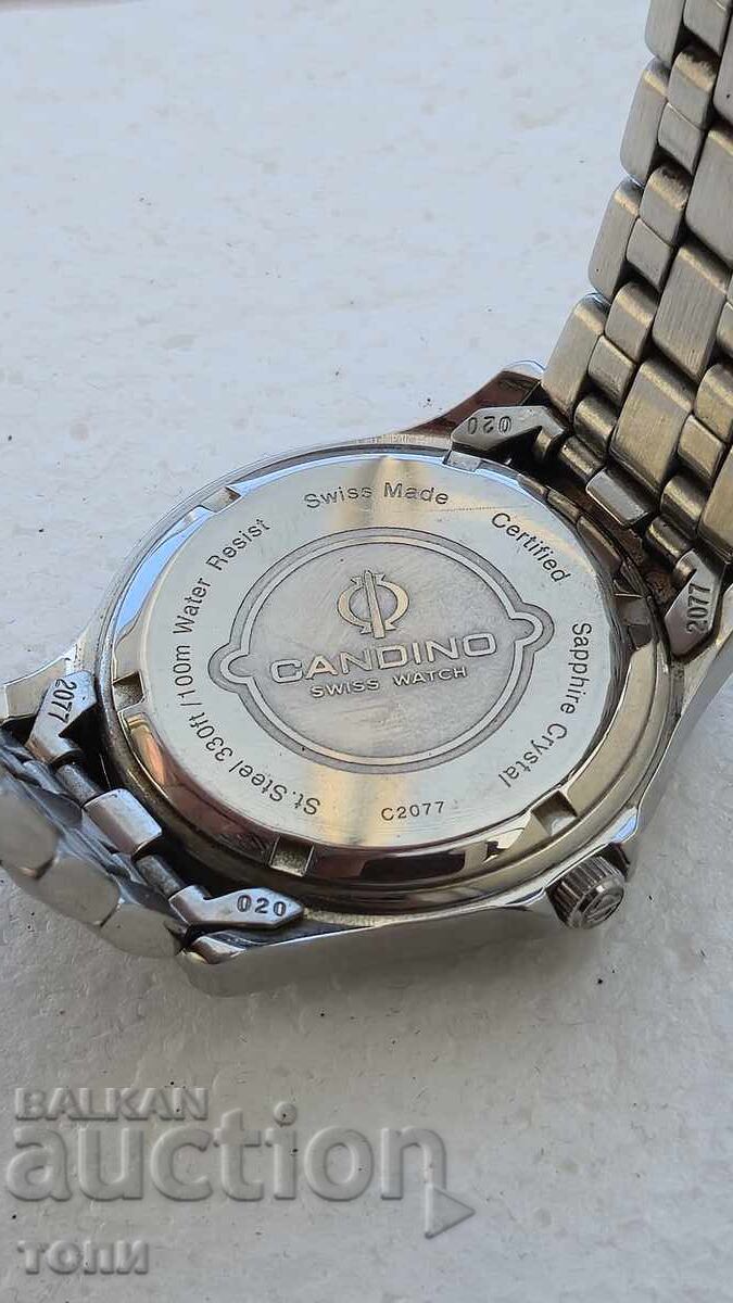 CANDINO SWISS MADE QUARTZ SAPPHIRE РЯДЪК НЕ ЗНАМ ДАЛИ РАБОТИ - 5