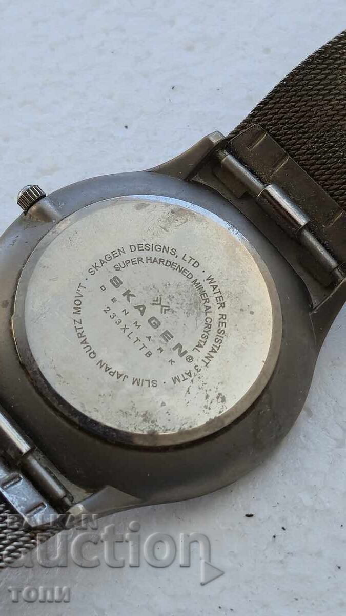 SKAGEN DENMARK TITANIUM QUARTZ RAR NU ȘTIU DACĂ FUNCȚIONEAZĂ - 6