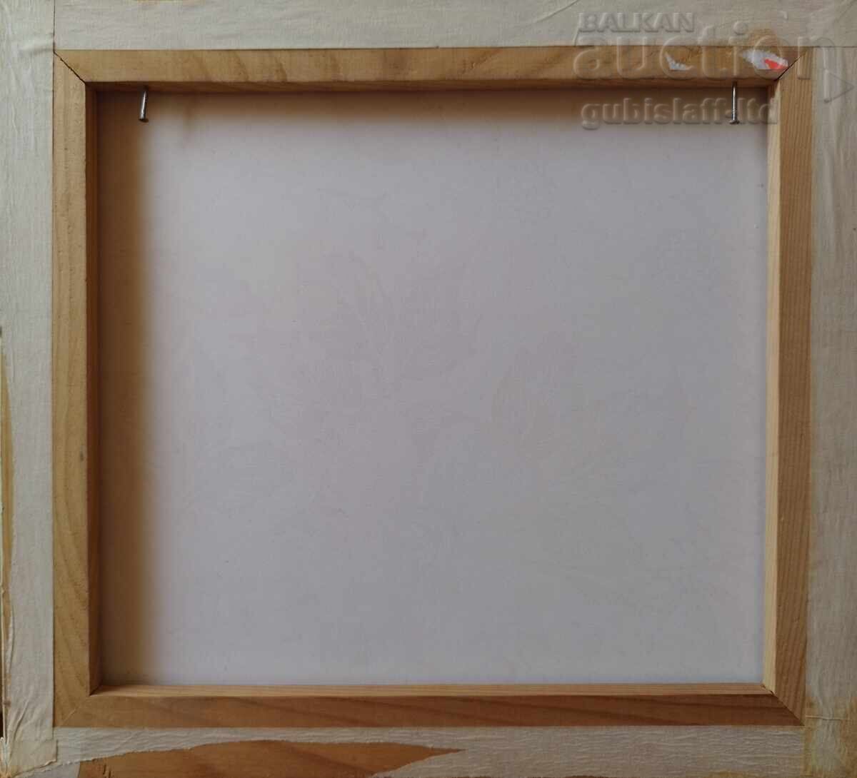 Auction  Painting, abstraction, cubism, artist Bogdan Benev, 2001 - 3