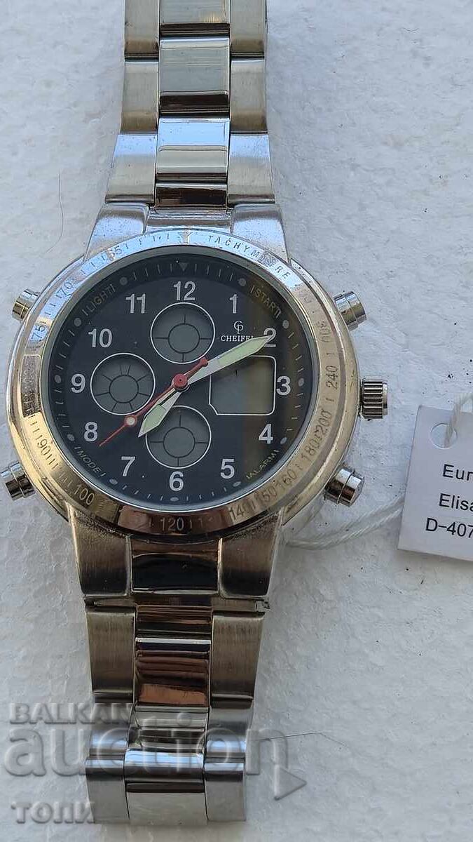 CHEIFEL CHRONOGRAPH QUARTZ GERMANY РЯДЪК НЕ ЗНАМ ДАЛИ РАБОТИ с цена € 0.01 | 0.02 лв.