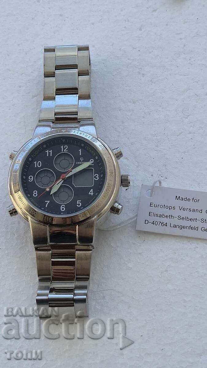 CHEIFEL CHRONOGRAPH QUARTZ GERMANY РЯДЪК НЕ ЗНАМ ДАЛИ РАБОТИ