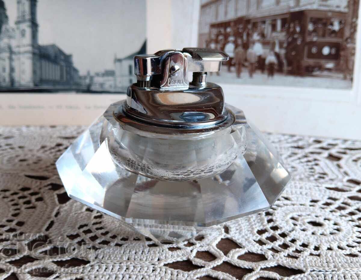 Collectible lighter, crystal Penguin