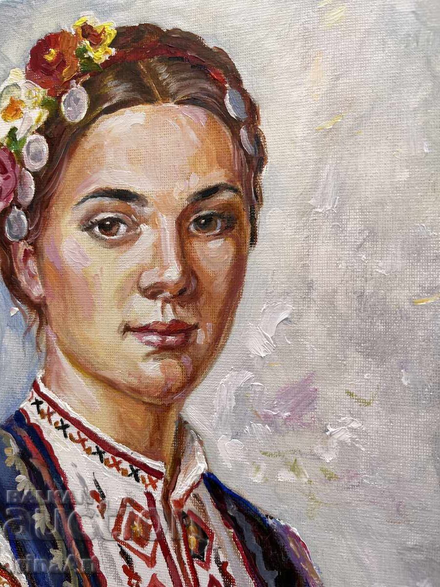 Delivery of Thracian Muse - I. Vodyana. Oil, canvas + Certificate