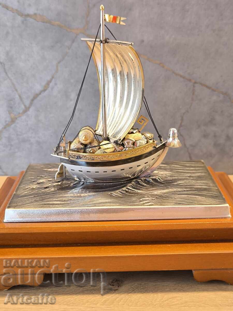 Navă de argint SEKI TAKEHIKO, JAPONIA - 7 Navă de argint SEKI TAKEHIKO, JAPONIA - 7