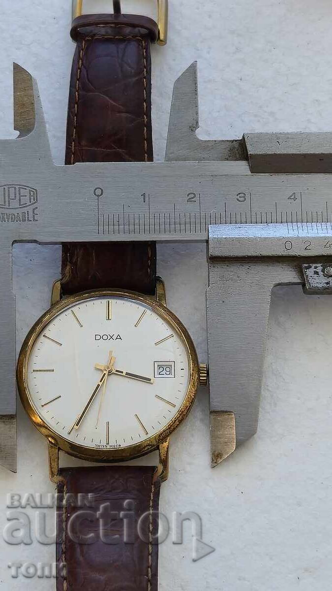 DOXA SWISS MADE ПОЗЛАТЕН РЯДЪК РАБОТИ БЕЗ ГАРАНЦИЯ БЗЦ  !!!! - 6