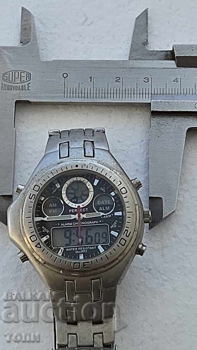 PERFECT CHRONOGRAPH QUARTZ RAR FUNCȚIONAL FĂRĂ GARANȚIE BZȚ - 7