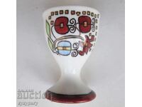 Old hand-painted porcelain cup signed 1933