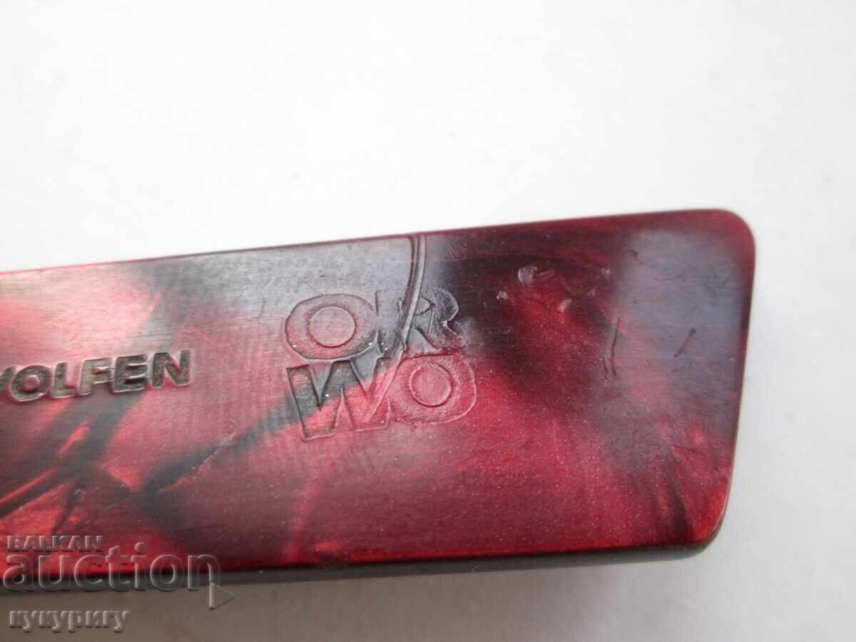 Licitație Veche lupă germană celuloid ORWO pe Pentacon RDG Licitație Veche lupă germană celuloid ORWO pe Pentacon RDG