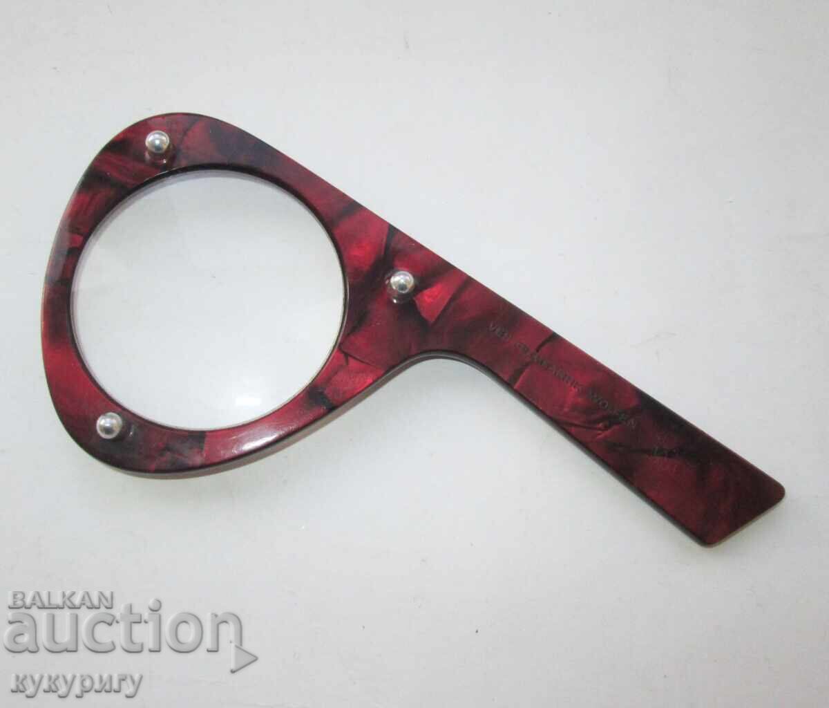 Veche lupă germană celuloid ORWO pe Pentacon RDG Veche lupă germană celuloid ORWO pe Pentacon RDG