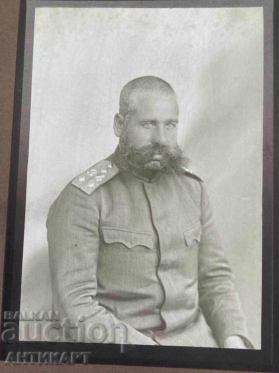 Hard photo Tsar's officer 34th Regiment 1913 Balkan War with price € 23.00 | 44.98 BGN