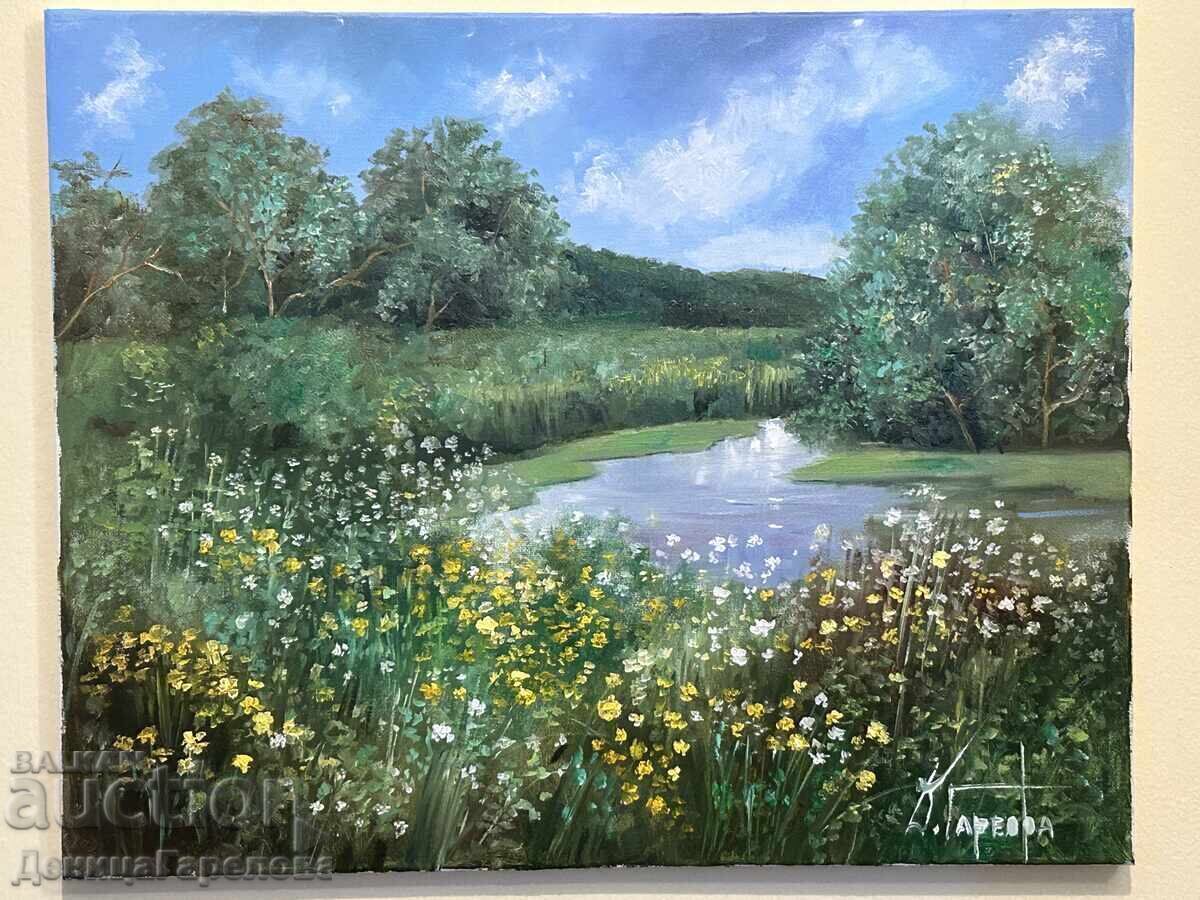 Denitsa Garelova kartina 50/40 “Prolet kraĭ rekata” με τιμή € 89.00 | 174.07 BGN